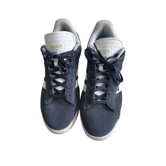 ADIDAS Men’s Blue White Suede Sneakers Size 13 - Picture 6 of 9